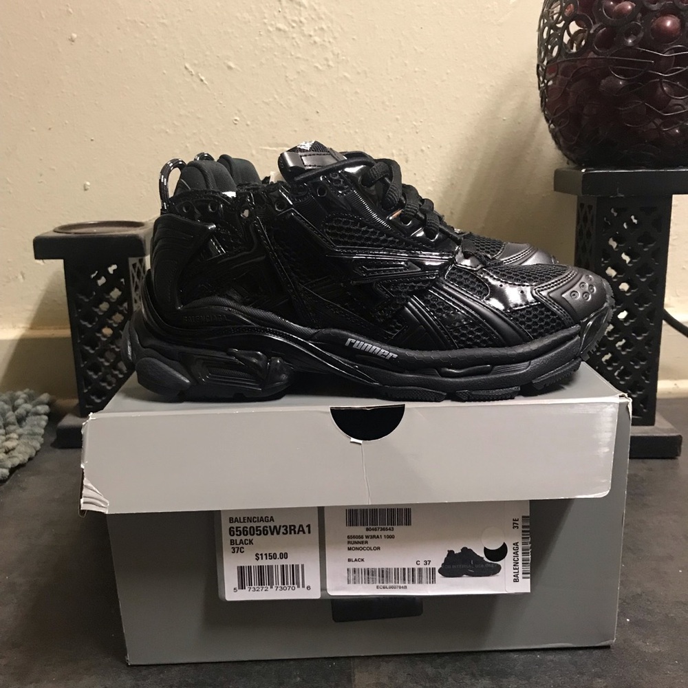 Balenciaga Black Athletic Shoes - Picture 3 of 13